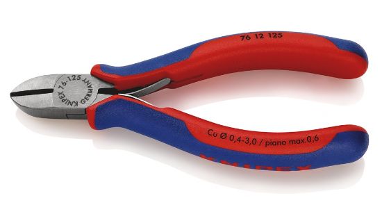 Afbeeldingen van KNIPEX Zijsnijtang elektro 7612125 DIN9654