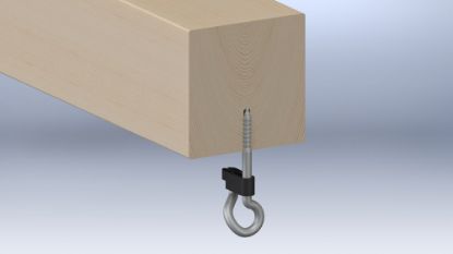 Afbeeldingen van GEBR. BODEGRAVEN Veiligheidschommelhaak EV met metrisch M12 250X22MM Ø10,6MM