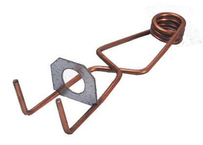 Afbeeldingen van LUNA Woelratklem koper met verzinkt plaatje