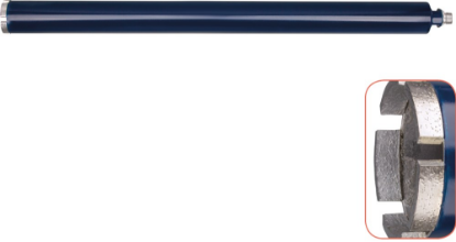Afbeeldingen van ROTEC Diamantboor blauw nat ½" 52X630MM 5 segm. (24X2,5X9)