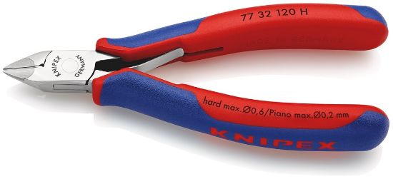 Afbeeldingen van KNIPEX Zijsnijtang elektro HM 7732120H DIN9654