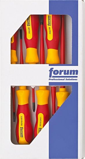 Afbeeldingen van FORUM Schroevendraaierset VDE slim 6x