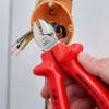 Afbeeldingen van KNIPEX Zijsnijtang VDE 7007160 DIN60900 160MM