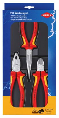 Afbeeldingen van KNIPEX Tangenset elektro 002012 3x