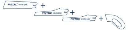 Afbeeldingen van ROTEC Handzagenset Shark-Line 4x
