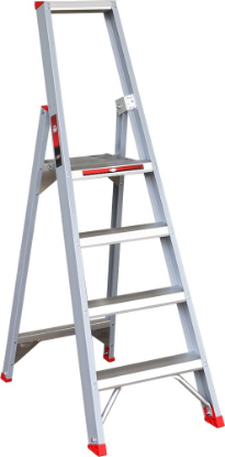 Afbeeldingen van KELFORT Plateautrap enkel oploopbaar 4 treden 95CM