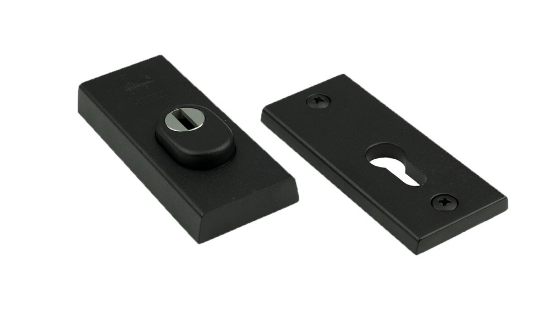 Afbeeldingen van Veiligheidsrozet SKG*** recht zwart kerntrek