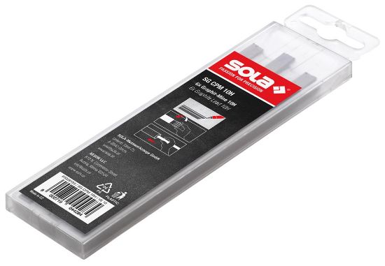 Afbeeldingen van SOLA Potlood navulling 10H platte punt CPM 10H 6x