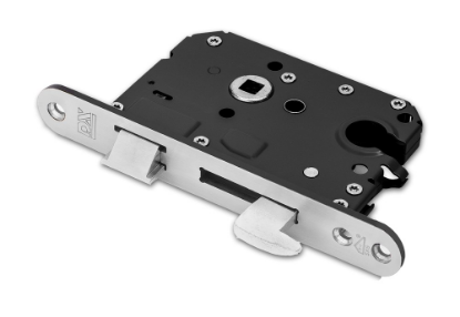 Afbeeldingen van Veiligheidsinsteekslot +haakschoot PC55 rond