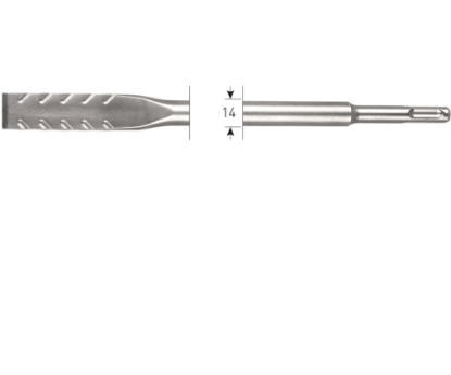 Afbeeldingen van ROTEC Platte beitel SDS-Plus V-Breaker 20X250MM