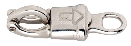 Afbeeldingen van Paniekhaak zamac Ni vast oog 14 - 9/16 label