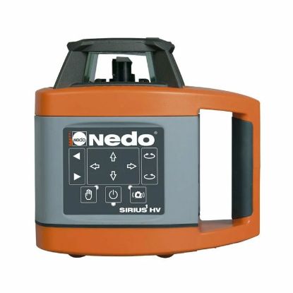 Afbeeldingen van NEDO Rotatielaser SIRIUS 1 HV set 3 inclusief laserontvanger ACCEPTOR 2 digital, Heavy-duty baakklem, afstandsbediening, doelplaat, wandhouder, verticaalhouder, accu´s, lader en koffer laser-klasse 3R 471944