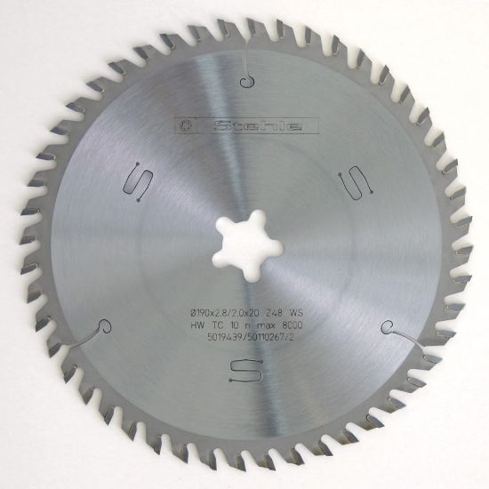 Afbeeldingen van STEHLE Handcirkelzaagblad HW 190X2,6/2,0X20MM Z48 WS F-FIX (2)