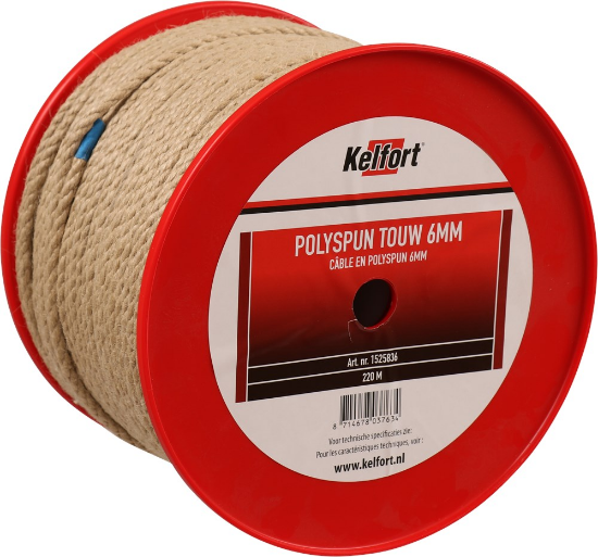 Afbeeldingen van KELFORT Touw polypropyleen geel 6MM 220M