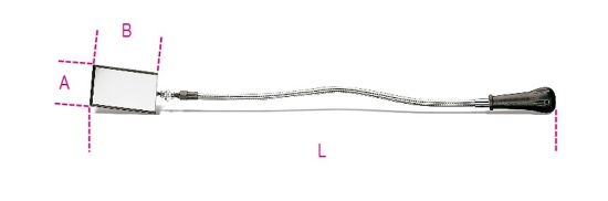 Afbeeldingen van BETA Inspectiespiegel flexibel 1715FL/A