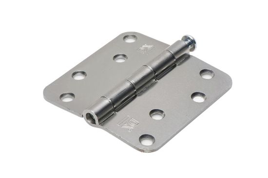 Afbeeldingen van Scharnier rond + losse pen VZ 89X89MM