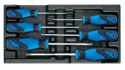 Afbeeldingen van GEDORE Schroevendraaierset TORX 3-C T10-T40 6x