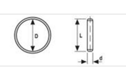 Afbeeldingen van OZAT Borgpen t.b.v. 1" aansluiting