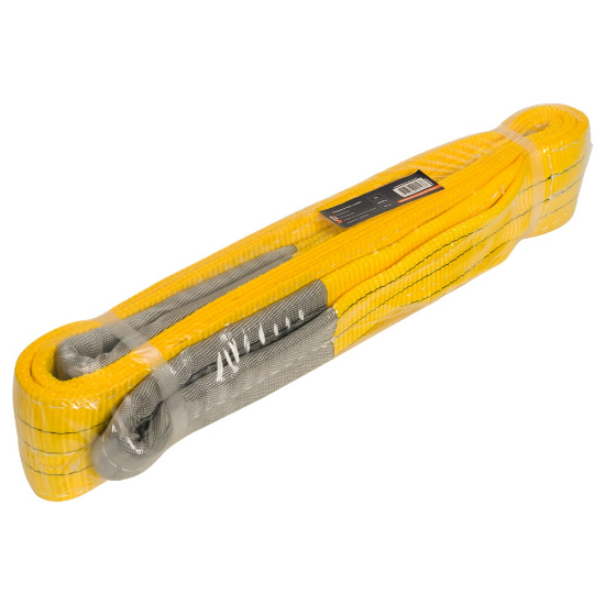 Afbeeldingen van KONVOX Hijsband met lussen geel 3ton 3,0M