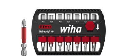 Afbeeldingen van WIHA Bitset BitBuddy TY-bit 7946TY ¼" 49MM PH/PZ/TX 8x