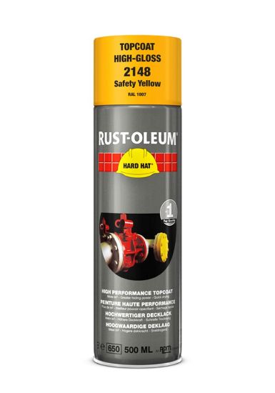 Afbeeldingen van RUST-OLEUM Deklaag veiligheidsgeel RAL1007 500ML
