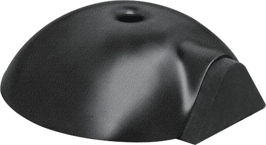 Afbeeldingen van OXLOC Deurbuffer RVS zwart vloer 84X27MM