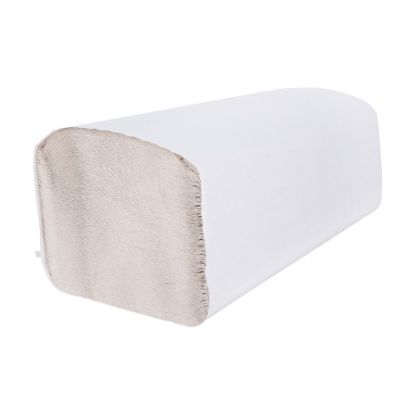 Afbeeldingen van Handdoekenpak 1-laags recycled Z-vouw wit 25X23CM