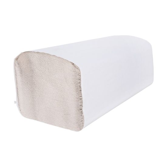 Afbeeldingen van Handdoekenpak 1-laags recycled Z-vouw wit 25X23CM