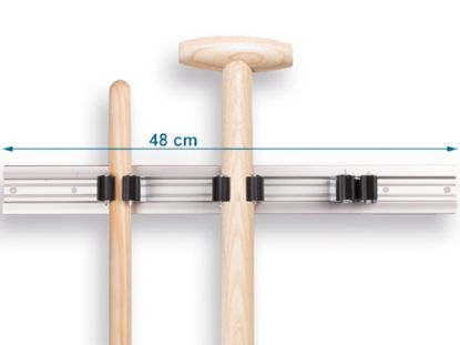 Afbeeldingen van PRAX Vario rail 48CM breed t.b.v. steelklemmen