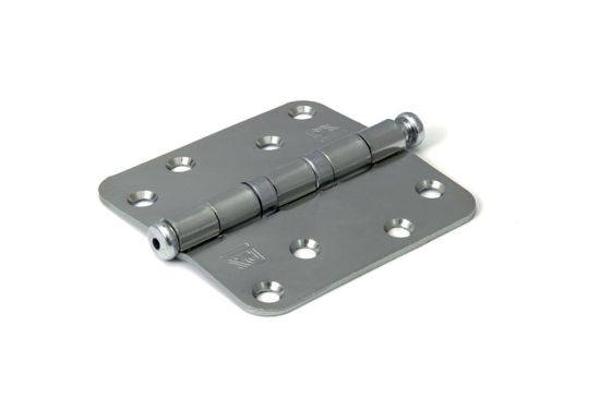 Afbeeldingen van DX Kogellagerscharnier ronde hoeken + pen staal VZ 89X89MM