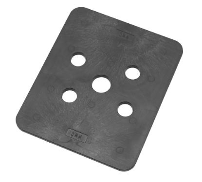 Afbeeldingen van GEBR. BODEGRAVEN Hogedrukplaat ABS 3MM 100X120MM