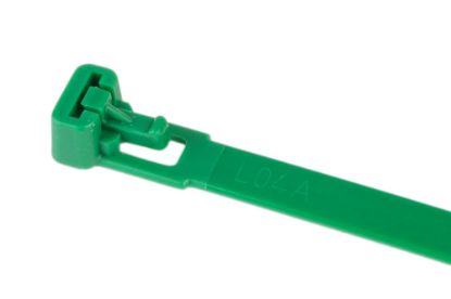 Afbeeldingen van Bundelbandjes hersluitbaar groen 7,6X370MM