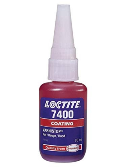 Afbeeldingen van LOCTITE Zegellak SF 7400 vernistop rood 20ML