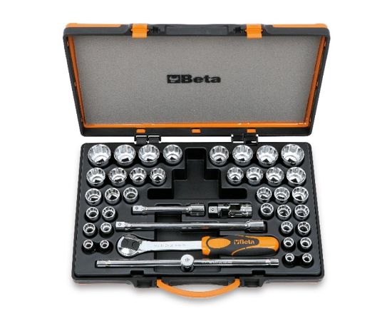 Afbeeldingen van BETA Doppendoosset ½" 37x + dopsleutel 920/C37