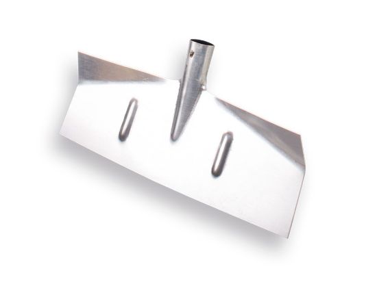Afbeeldingen van Slijk-/sneeuwschuiver plaatstaal 40X16CM zonder steel