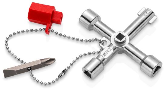 Afbeeldingen van KNIPEX Schakelkastsleutel lang 001103