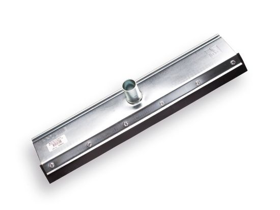 Afbeeldingen van PROLINE Mestschuiver recht 55CM verzinkt met canvas rubber