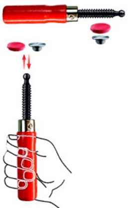 Afbeeldingen van Handgreep met verwisselbare drikplaat