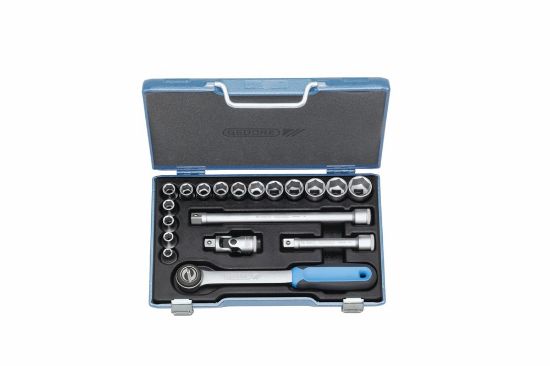 Afbeeldingen van GEDORE Dopsleutelset ½" 19 JMU-3 8-24MM 19x
