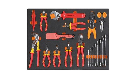 Afbeeldingen van BETA Inlegbak zacht + 20x gereedschap MB64