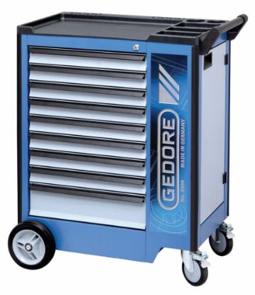 Afbeeldingen van GEDORE Gereedschapswagen 2004 0810 + 9 lades 985X775X475MM