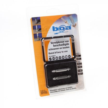Afbeeldingen van BOA Schroef- en boutverwijderset extra hard Nr. 2/3 2x