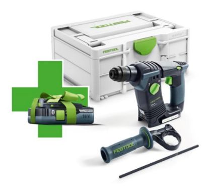 Afbeeldingen van FESTOOL Accu boorhamer BHC18Basic-4,0 18V 4,0Ah in systainer
