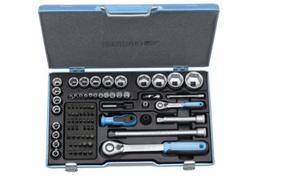 Afbeeldingen van GEDORE Dopsleutelset ¼" + ½" divers 19 V20 U-20 81x