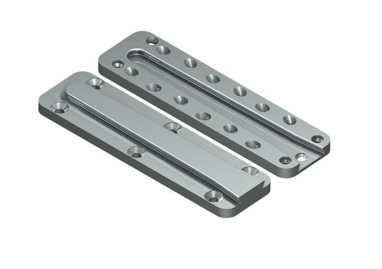 Afbeeldingen van GEBR. BODEGRAVEN Blinde houtverbinding ALU 290X80X18MM 80X290MM