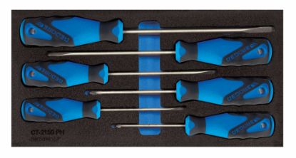 Afbeeldingen van GEDORE Schroevendraaierset 3-componenten 1500 CT1-2150 PZ in CT module 6x