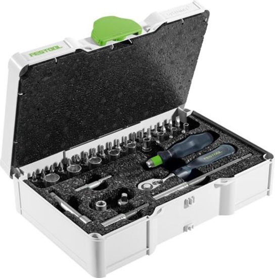Afbeeldingen van FESTOOL Ratelset SYS3 S 76-¼"-CE RA