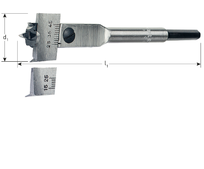 Afbeeldingen van ROTEC Verstelbare speedboor 15-45MM 205MM