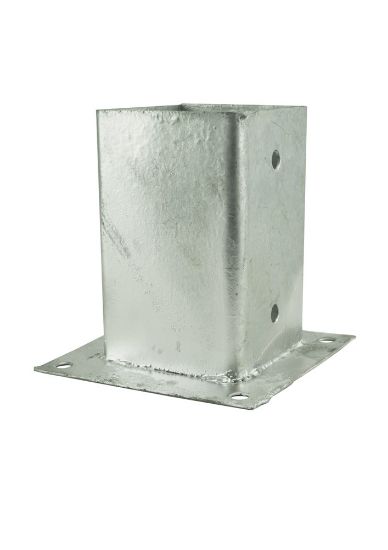 Afbeeldingen van GEBR. BODEGRAVEN Paalhouder met plaat TV 91X91X150MM 2MM