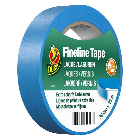 Afbeeldingen van DUCK Fineline tape lak/vernis 30MM 25M